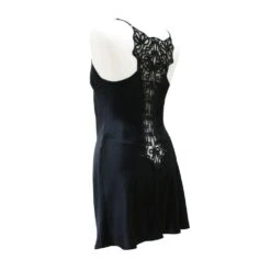 Seidennachthemd 100% Seide SOIE UNIE "177" Von Marjolaine 18 Seidennachthemd 100% Seide SOIE UNIE "177" Von Marjolaine -Amoena Verkaufs-Shop seidennachthemd soie unie 0177 schwarz marjolaine b 1