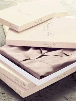 100% Seide Schlafanzug CLASSICO Von Luna Di Seta -Amoena Verkaufs-Shop seidenpyjama damen vlst08007 beige luna di seta 3 1 1