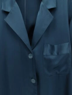 100% Seide Schlafanzug CLASSICO Von Luna Di Seta -Amoena Verkaufs-Shop seidenpyjama damen vlst08007 ocean petrol luna di seta 2 1 1 1