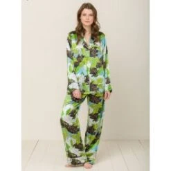 100% Seide Schlafanzug Elisabetha In VERONA GARDEN Von Radice