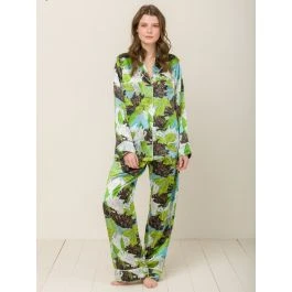 100% Seide Schlafanzug Elisabetha In VERONA GARDEN Von Radice 1 100% Seide Schlafanzug Elisabetha In VERONA GARDEN Von Radice