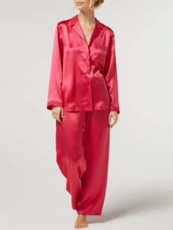 100% Seide Schlafanzug LAILA Uni Von Vivis 15 100% Seide Schlafanzug LAILA Uni Von Vivis -Amoena Verkaufs-Shop seidenpyjama laila v00009 berry vivis 2 6
