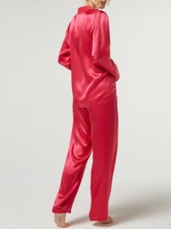 100% Seide Schlafanzug LAILA Uni Von Vivis 25 100% Seide Schlafanzug LAILA Uni Von Vivis -Amoena Verkaufs-Shop seidenpyjama laila v00009 berry vivis 3 6