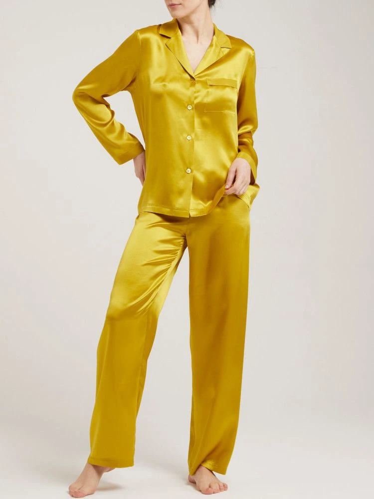 100% Seide Schlafanzug LAILA Uni Von Vivis 7 100% Seide Schlafanzug LAILA Uni Von Vivis – Bild 7