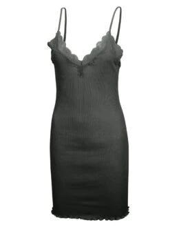 70% Seide 30% Baumwolle Spaghettiträger Nachthemd RIPP Von Eva B. Bitzer -Amoena Verkaufs-Shop spaghetti unterkleid schwarz 27338278 jersey rip eva b bitzer 7 1