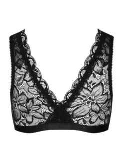 Spitze Triangel BH CLIP BRA CARMEN Schwarz Von Cadolle -Amoena Verkaufs-Shop spitze bh clip s carmen lace bra 1127a schwarz cadolle