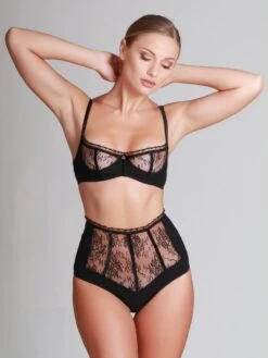 Spitze Balconette-BH Schwarz Von Prelude Milano 6 Spitze Balconette-BH Schwarz Von Prelude Milano -Amoena Verkaufs-Shop spitze bh taillenslip ys258 yd256 schwarz prelude