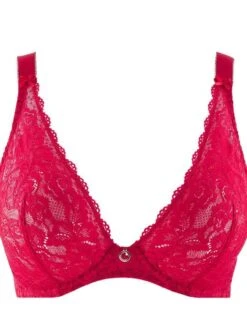 Komfort Triangel BH ROSESSENCE HK Spitze Von Aubade -Amoena Verkaufs-Shop spitze dessous hk12 02 1 gala rot rosessence aubade