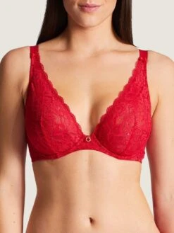 Komfort Triangel BH ROSESSENCE HK Spitze Von Aubade -Amoena Verkaufs-Shop spitze dessous hk12 02 2 gala rot rosessence aubade