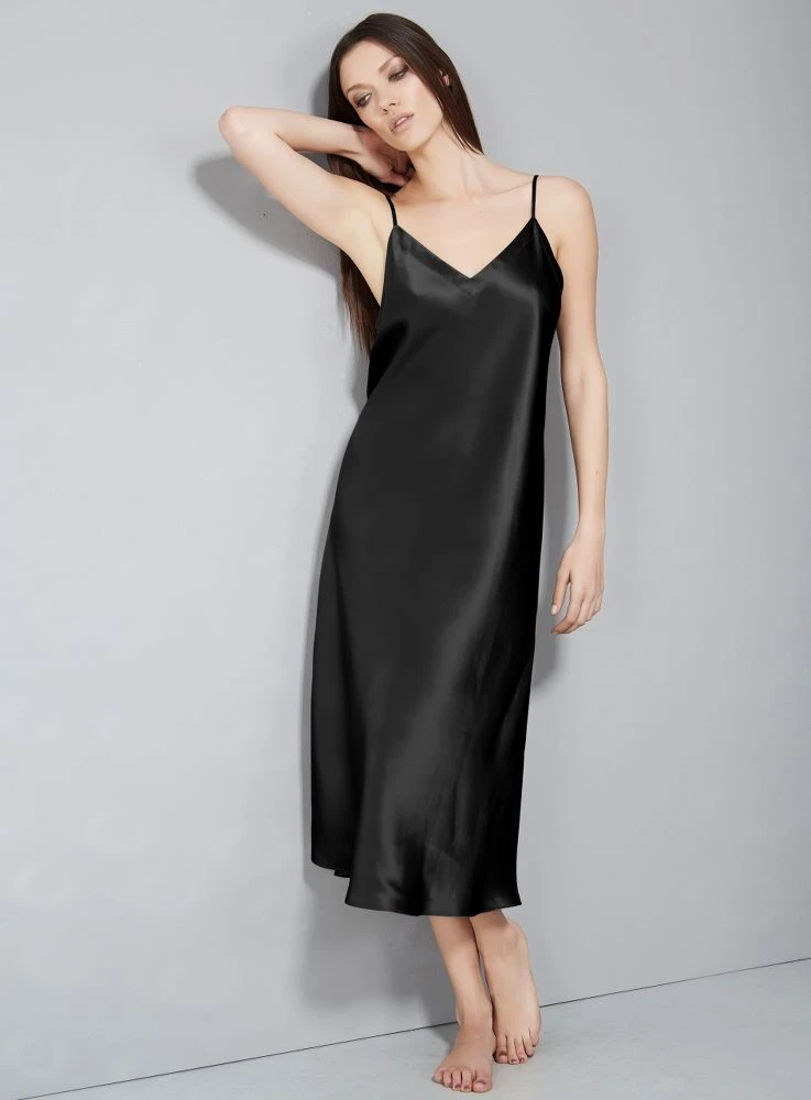 Stretchseide Nachtkleid SLOANE STREET Exclusiv Eva B. Bitzer 4 Stretchseide Nachtkleid SLOANE STREET Exclusiv Eva B. Bitzer – Bild 4