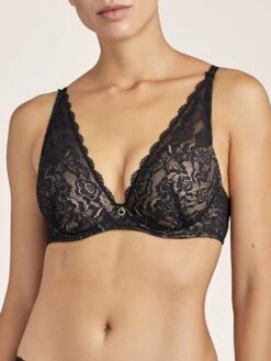 Push-Up BH ROSESSENCE HK Spitze Von Aubade -Amoena Verkaufs-Shop triangel bh hk81 noir 2 rosessence aubade 19 1