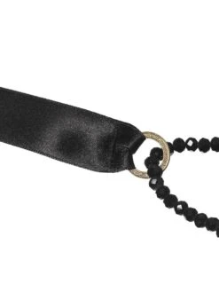 Ouvert Triangel-BH GEISHA SG Mit Schmuck-Kristallen Von Cadolle -Amoena Verkaufs-Shop triangle geisha perles noir 4500ab cadolle 5