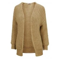 Grobstrick Bettjacke Woll-Mix Von Eva B. Bitzer